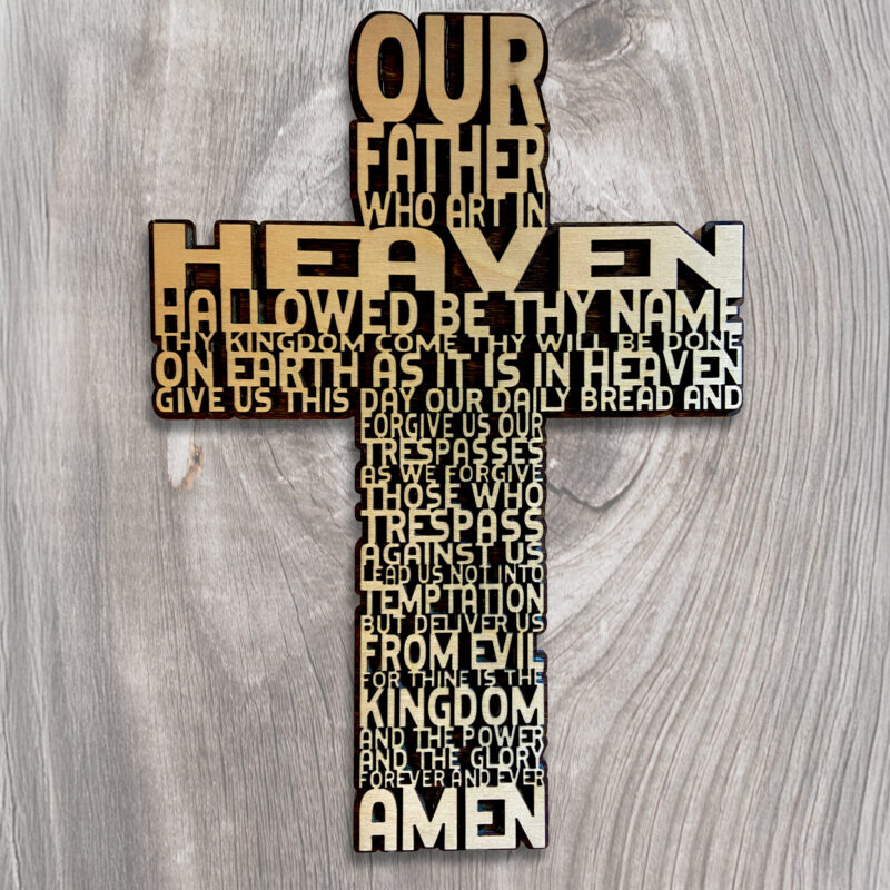 THE LORD'S PRAYER CROSS