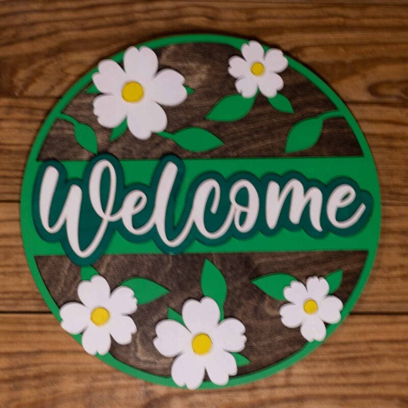 DAISIES WELCOME SIGN