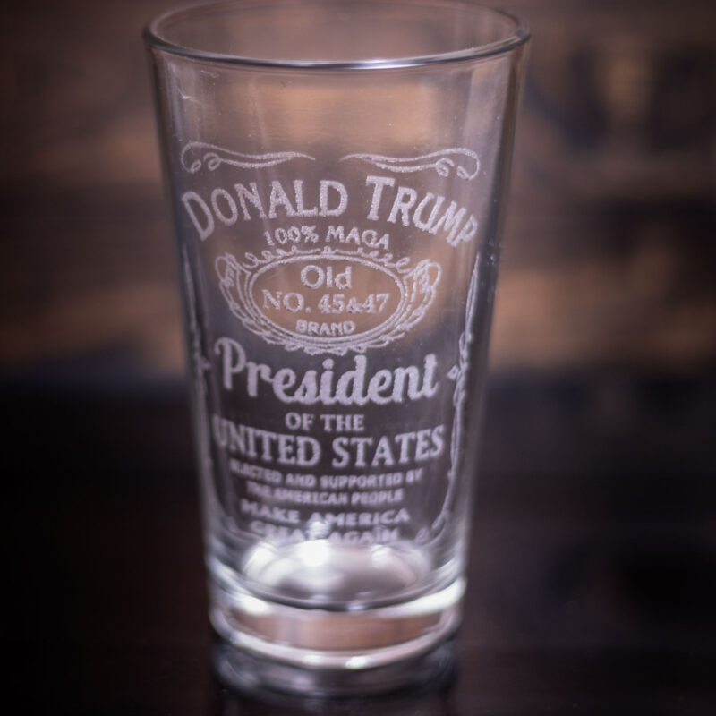 Trump Old 45 & 47 Pint Glass