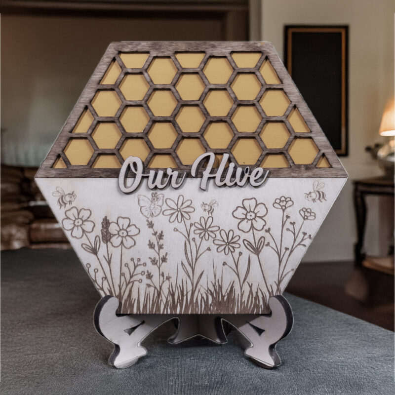 Our Hive Personalized Family Tree Sign