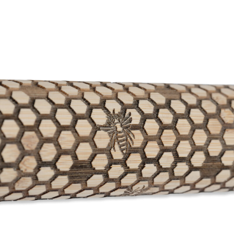 Embossed Rolling Pin Bee Pattern