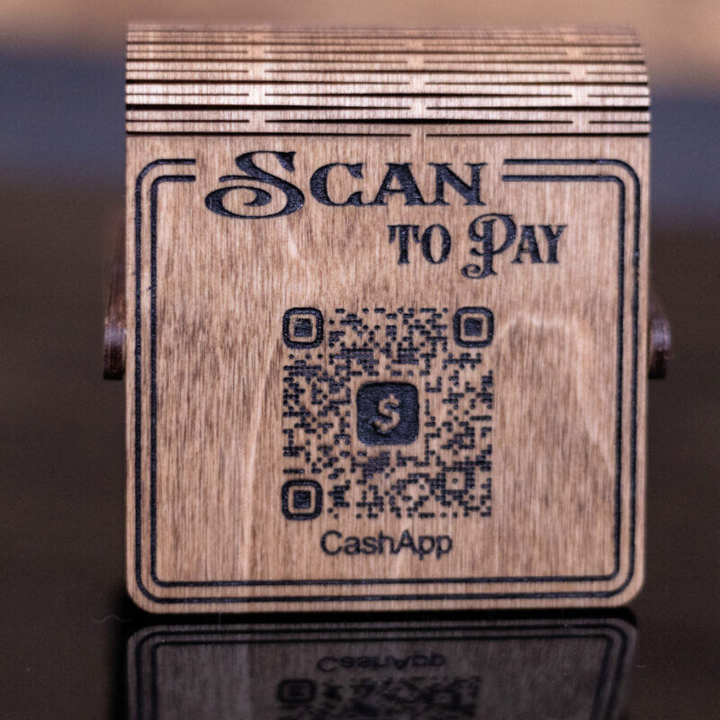 Scan To Pay QR Code Mini A-Frame
