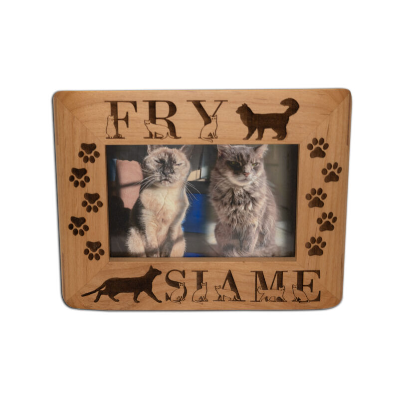 PERSONALIZED BAMBOO PHOTO FRAME 5X7