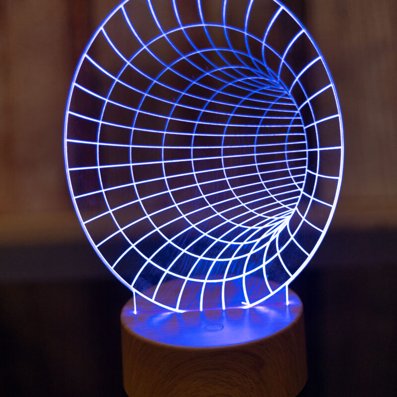 Wormhole 3D Illusion LED Night Light