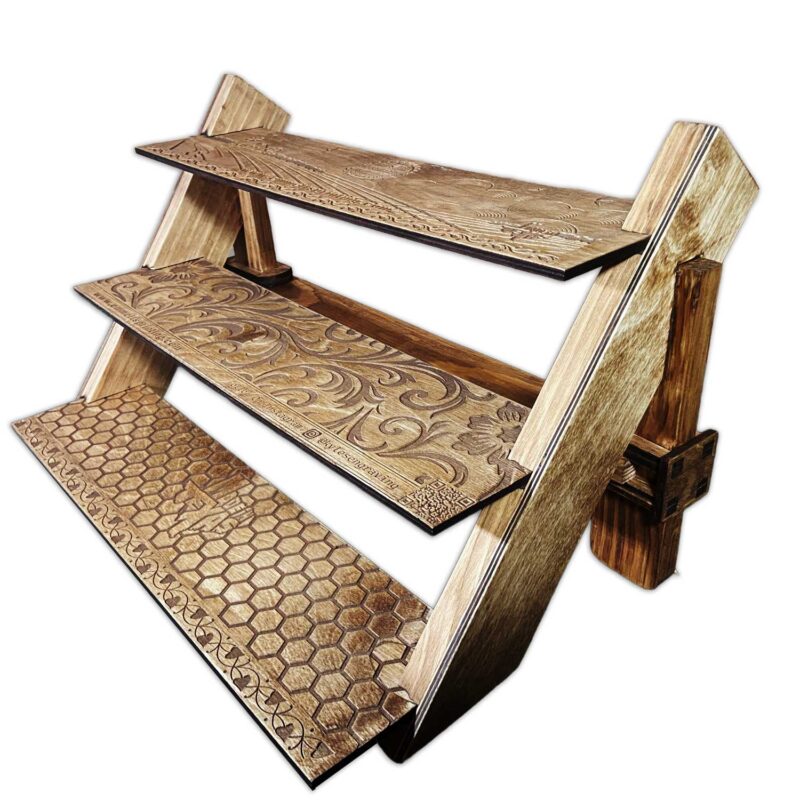 3 Tier Coaster Display Stand