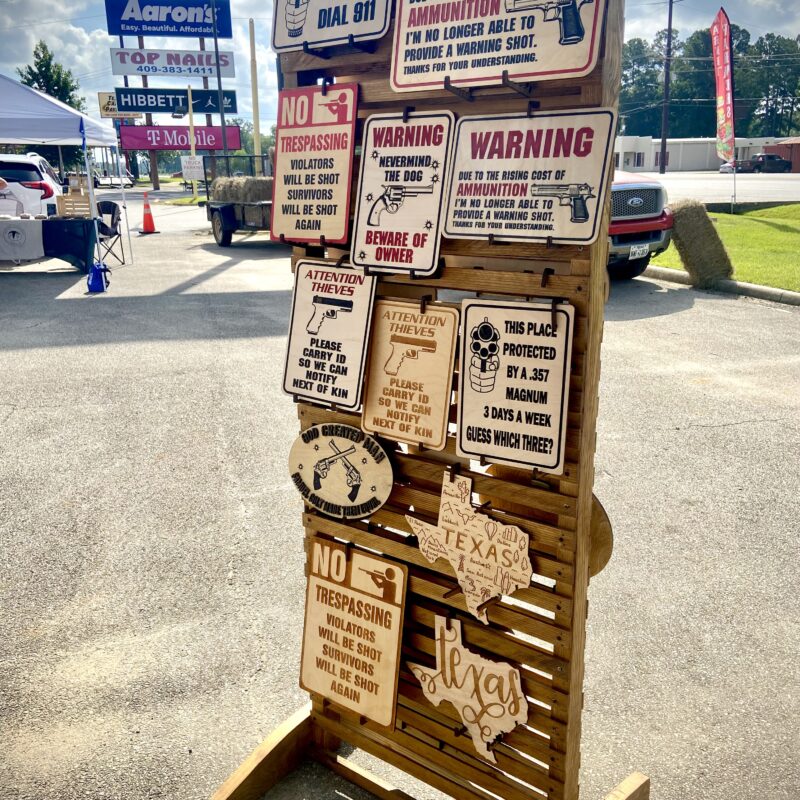 Display Stand 2-Sided “73x27”