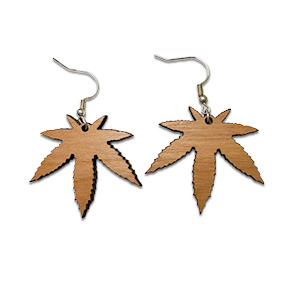 Weed Leaf Earrings